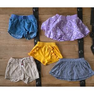 Toddler Girl Shorts and Skirt Bundle sz 2T